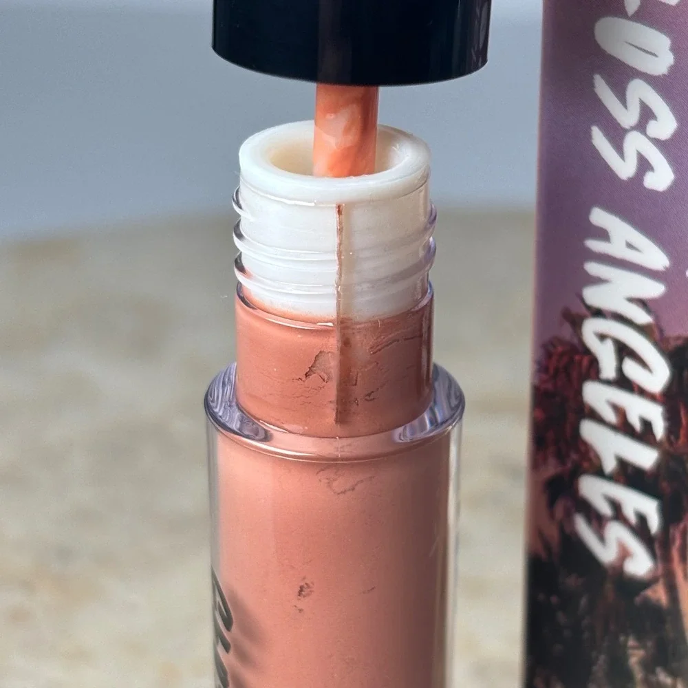 Smashbox Gloss Angeles Lip Gloss 72 & Honey Nude Peach High Shine 0.13oz New Box